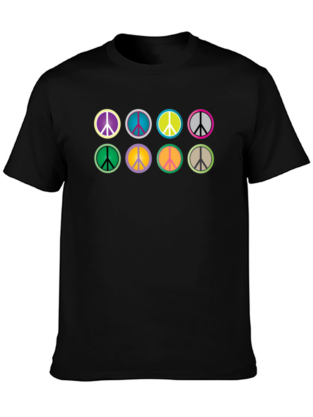 Peace Sign Graphic T-Shirt - Retro Style