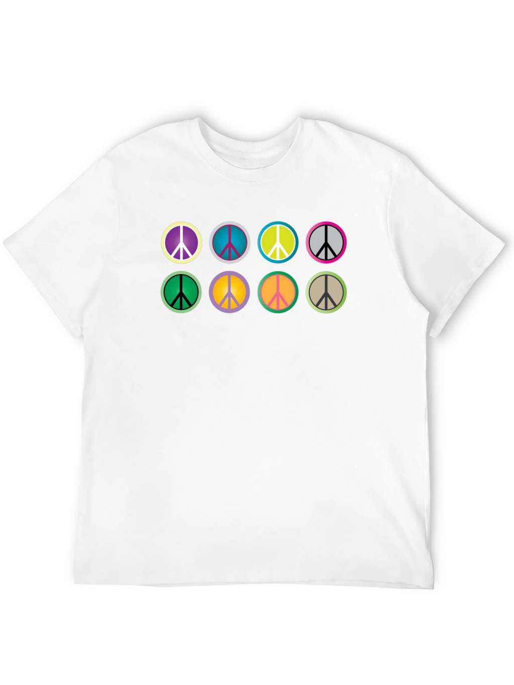 Peace Sign Graphic T-Shirt - Retro Style