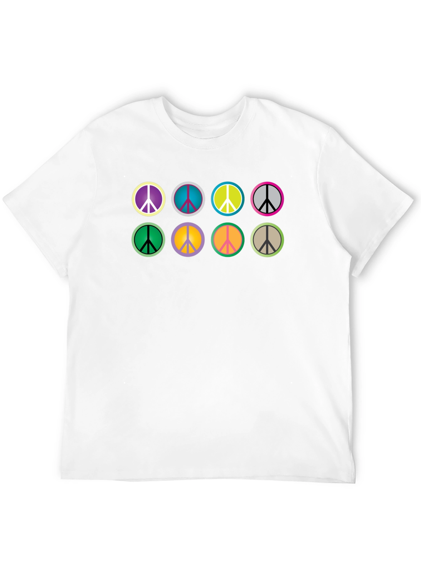 Peace Sign Graphic T-Shirt - Retro Style