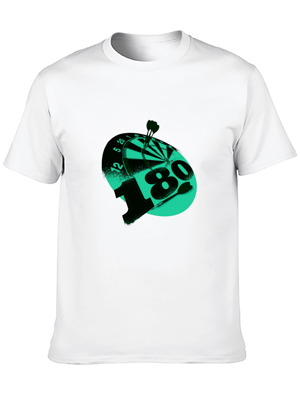 180 Darts T-Shirt - Target Bullseye Tee