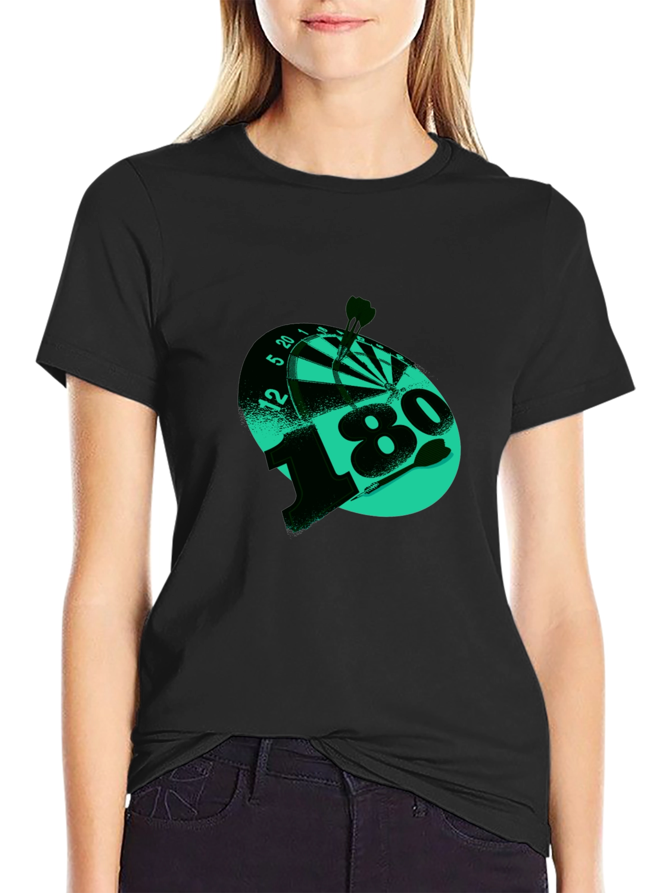 180 Darts T-Shirt - Target Bullseye Tee