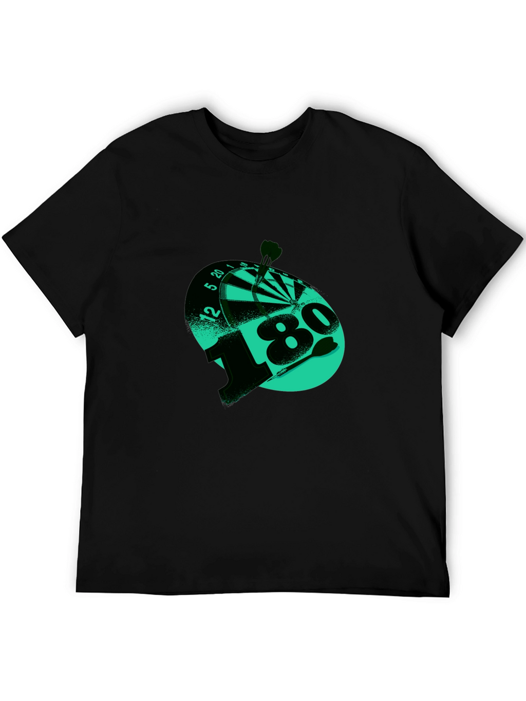 180 Darts T-Shirt - Target Bullseye Tee