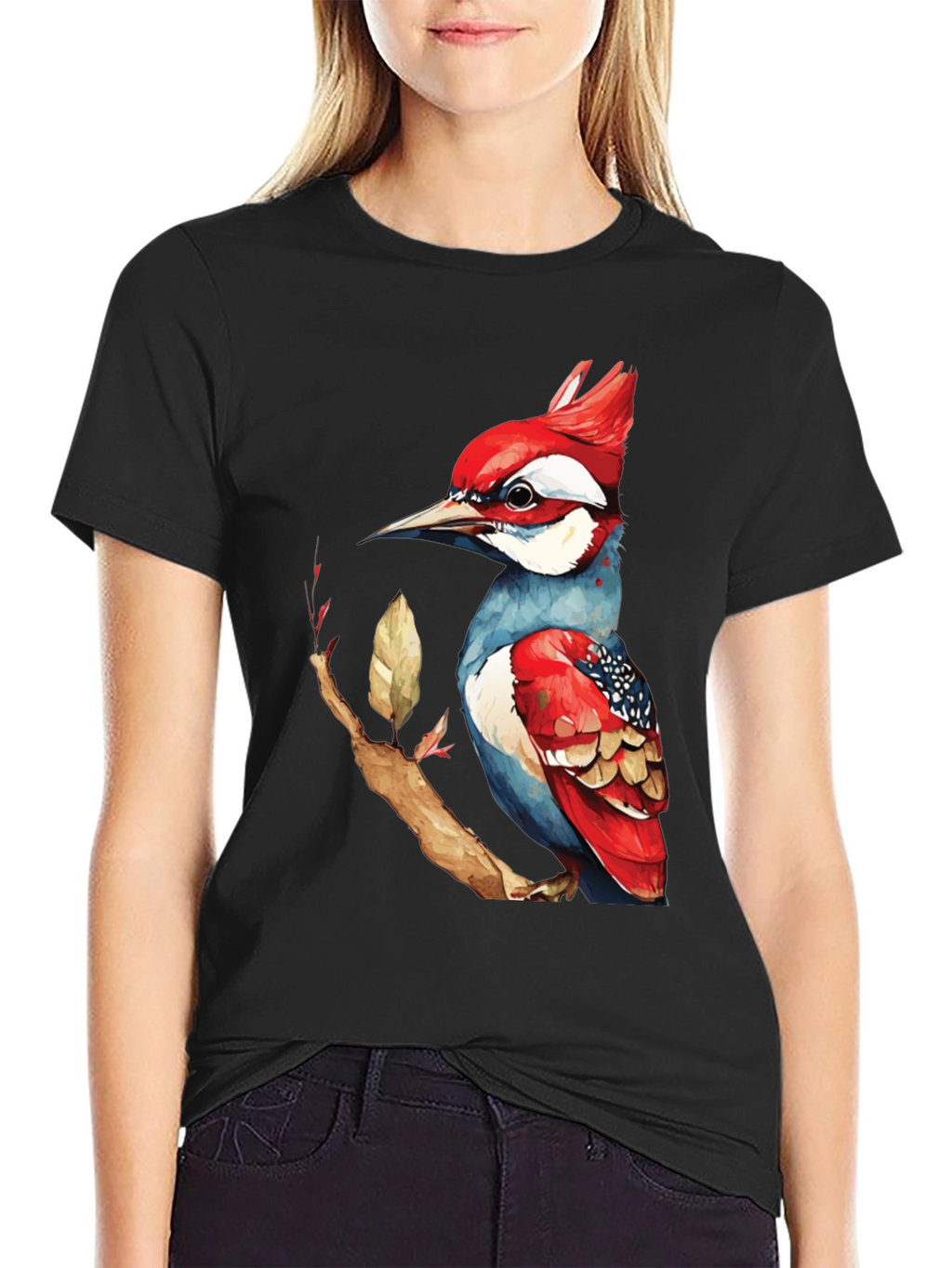 Unique Bird Graphic Tee - Stylish Mens T-Shirt