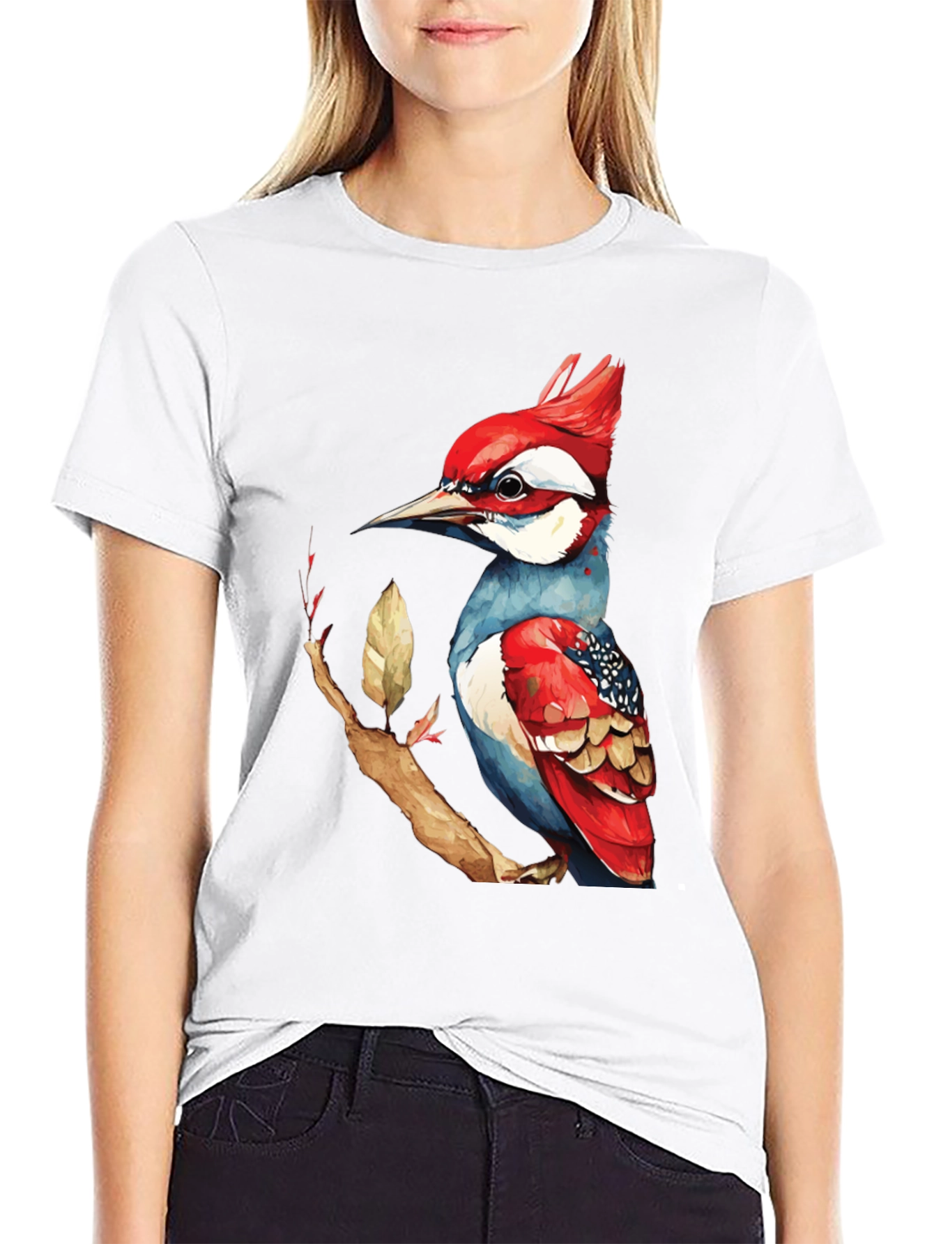 Unique Bird Graphic Tee - Stylish Mens T-Shirt