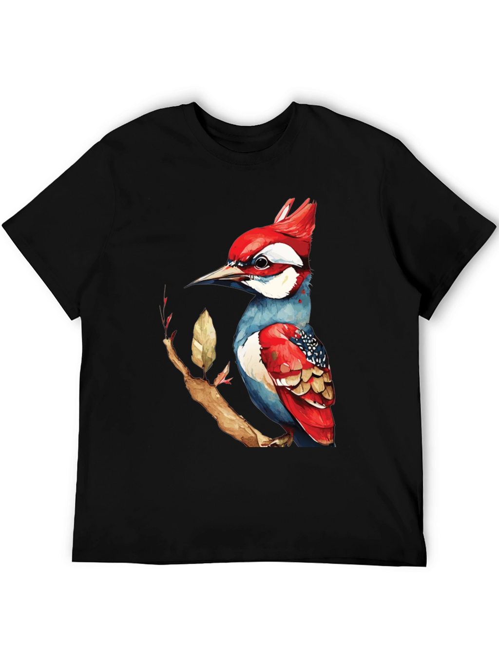 Unique Bird Graphic Tee - Stylish Mens T-Shirt