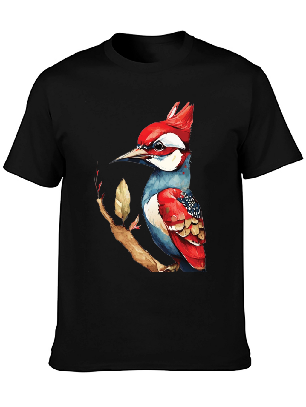 Unique Bird Graphic Tee - Stylish Mens T-Shirt