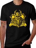 Folk Punk Viking Skull T-Shirt