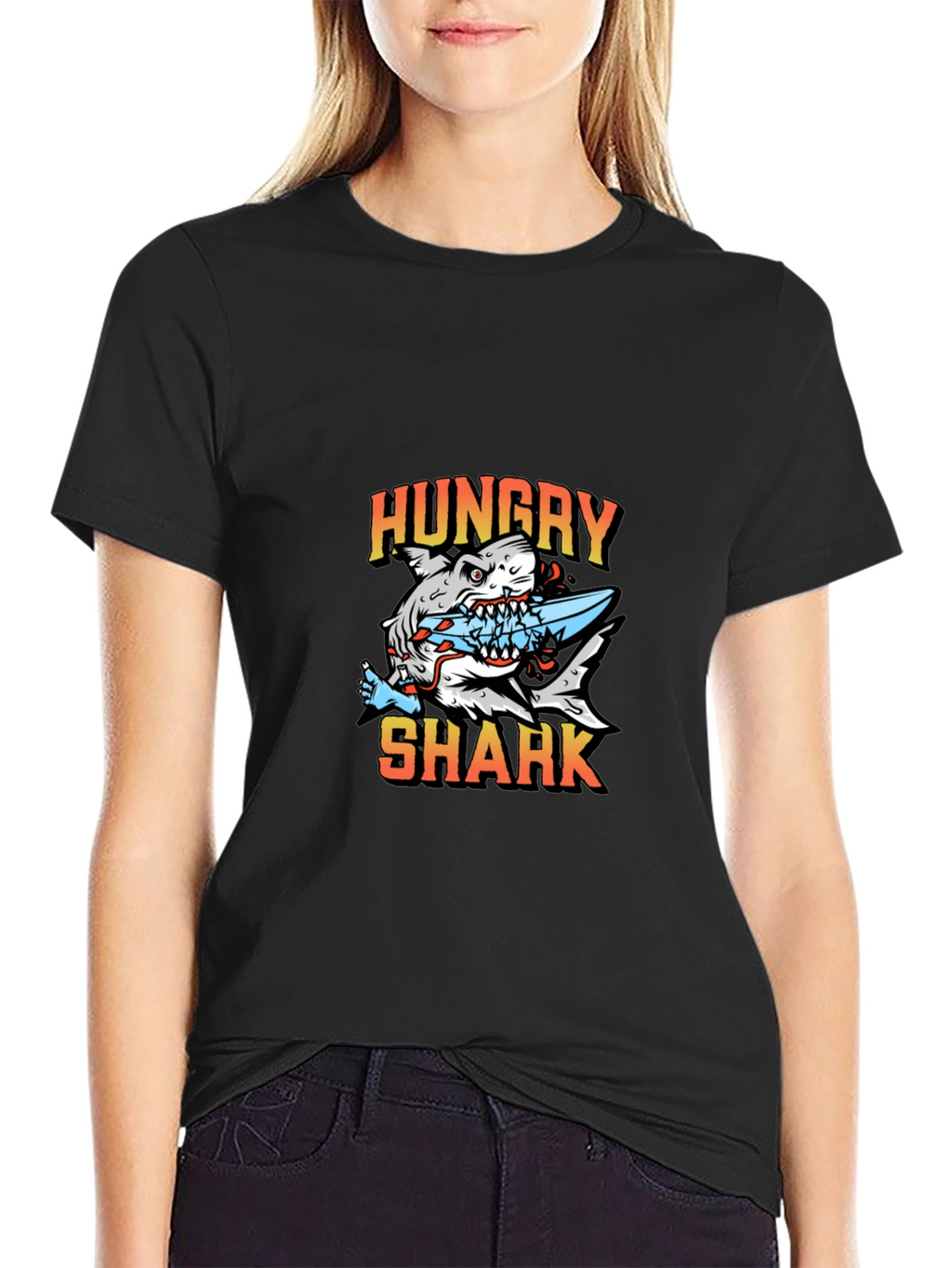 Hungry Shark Graphic T-Shirt - Unisex