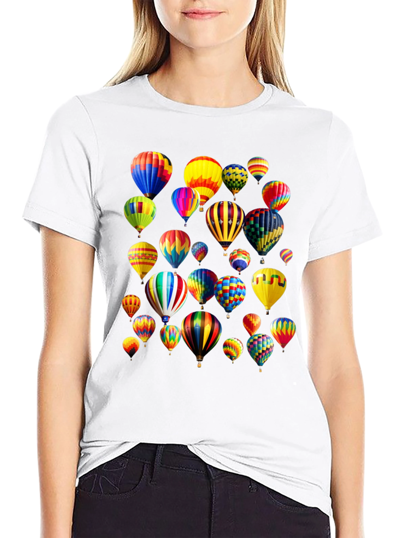 Balloon Print T-Shirt - Vibrant & Fun