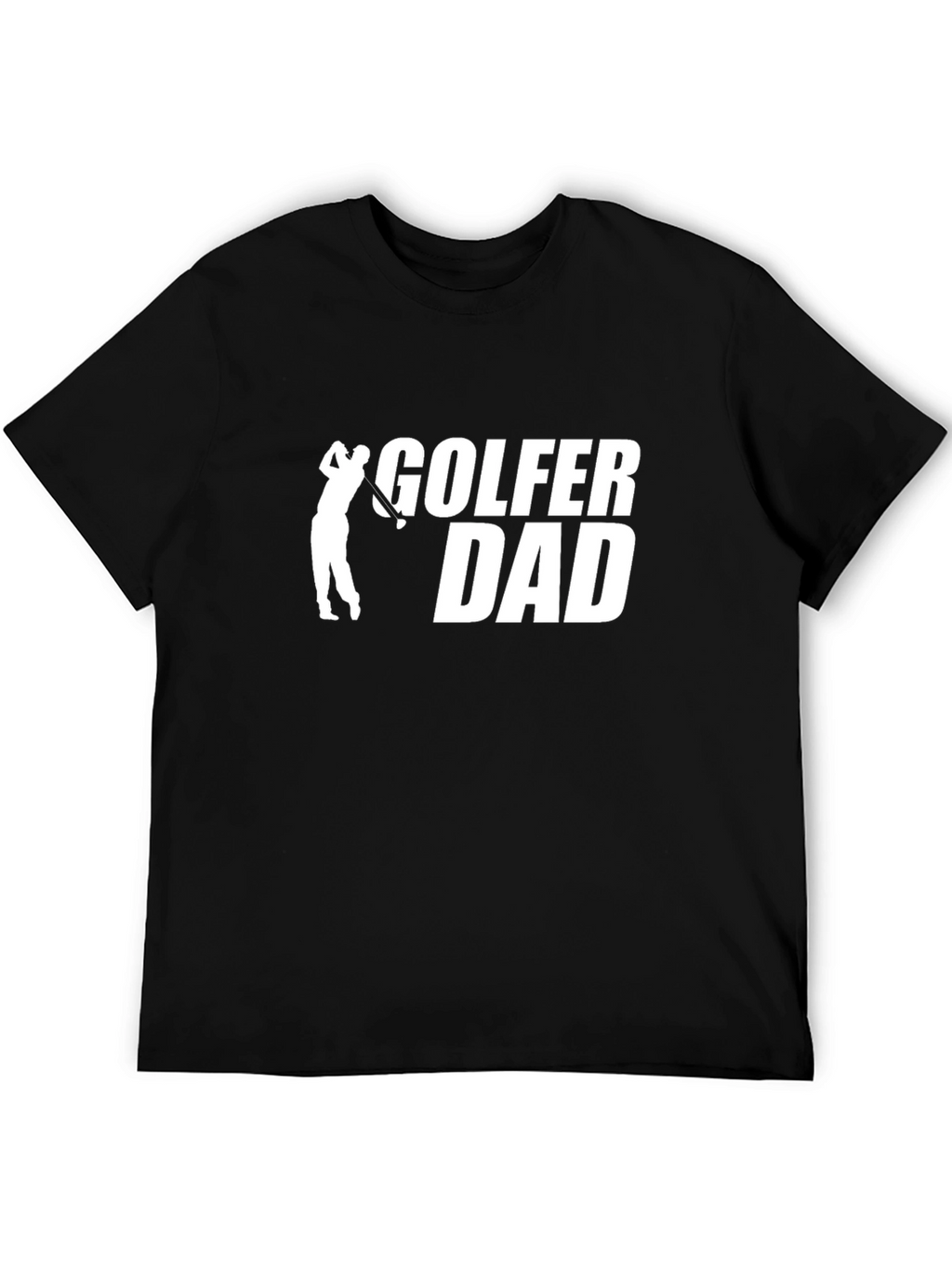 Golfer Dad Graphic T-Shirt - Black