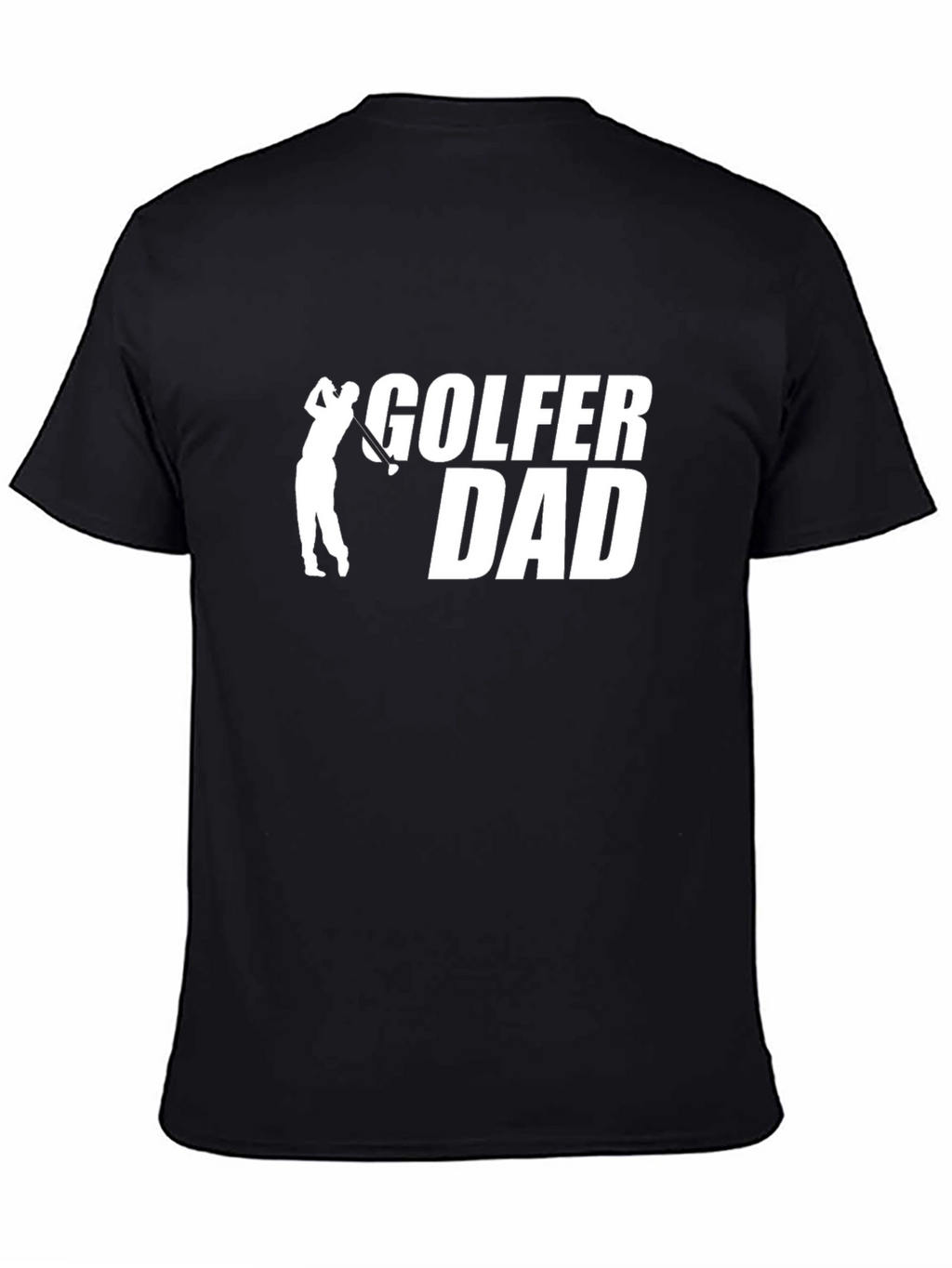 Golfer Dad Graphic T-Shirt - Black