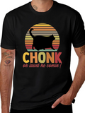 Chonk Cat T-Shirt - Oh Lawd He Comin!