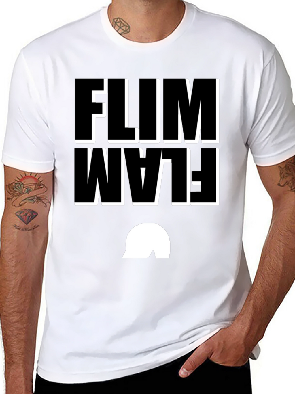 Flim Flam Funny Novelty Graphic T-Shirt
