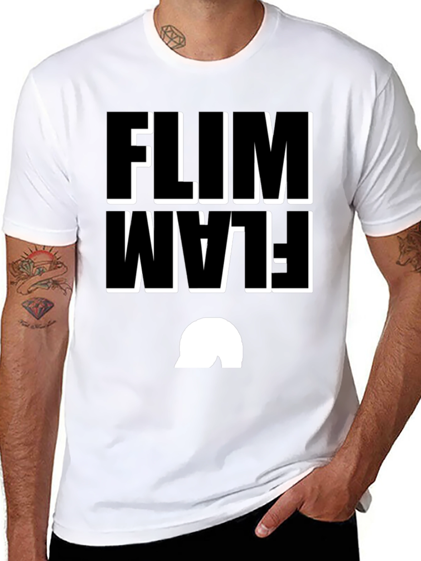 Flim Flam Funny Novelty Graphic T-Shirt