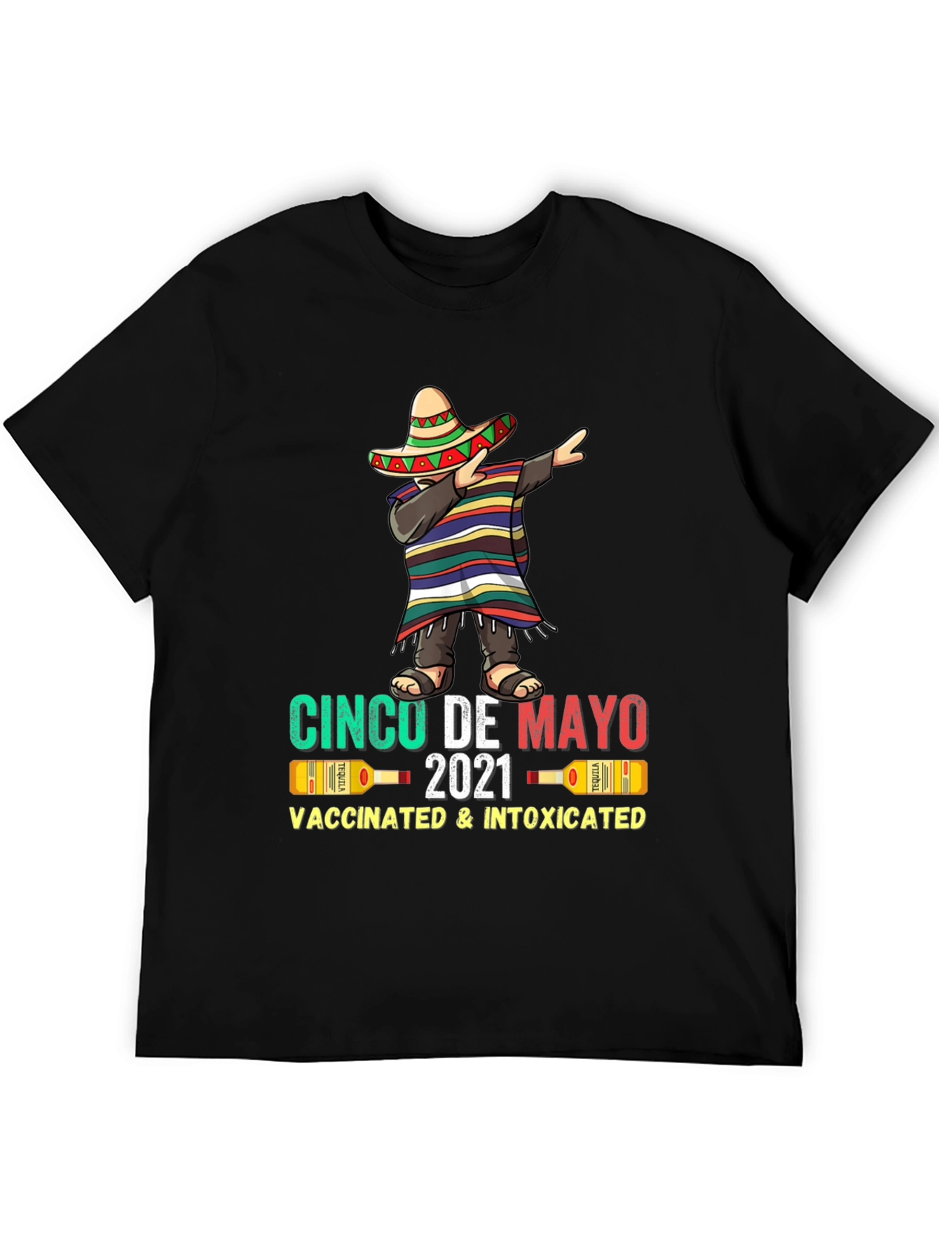 Cinco De Mayo Vaccinated & Intoxicated T-Shirt