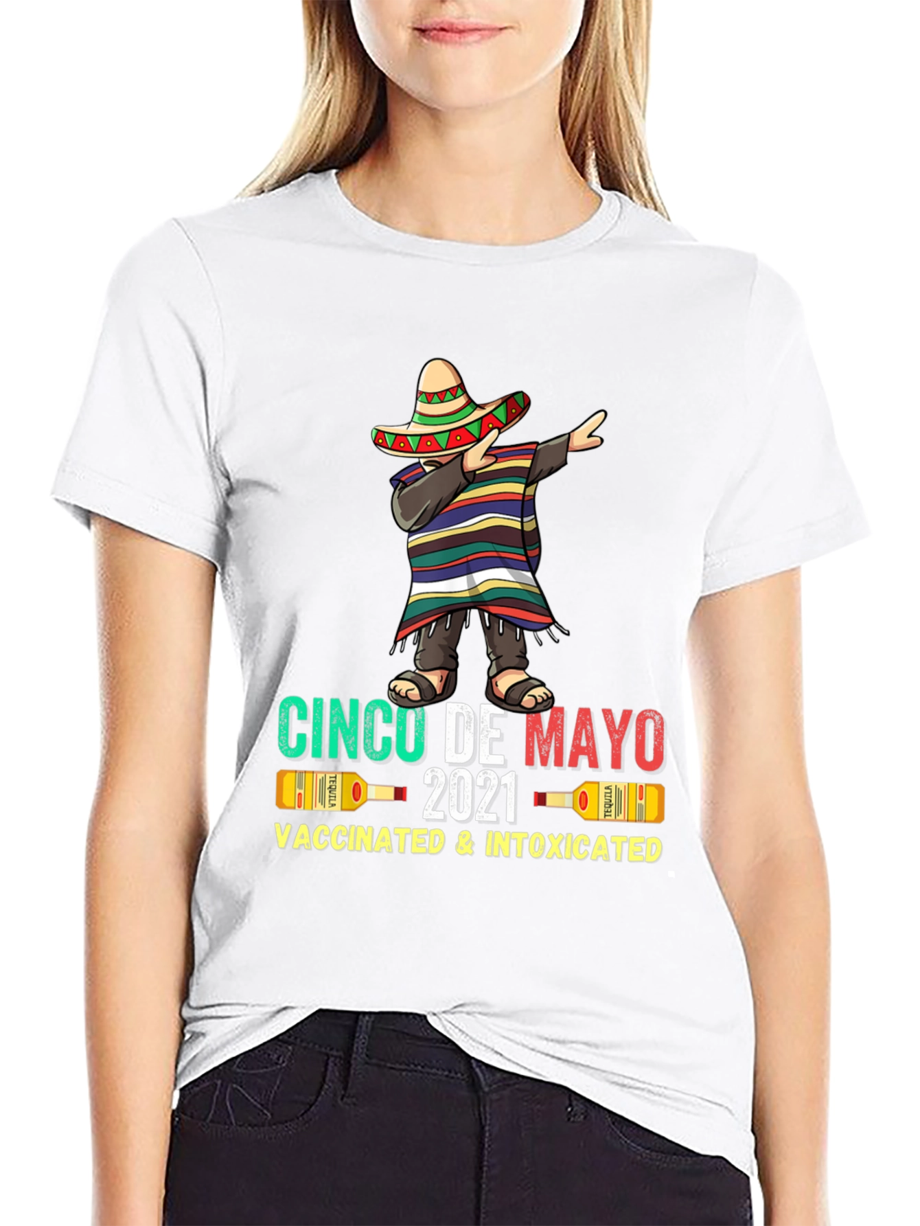 Cinco De Mayo Vaccinated & Intoxicated T-Shirt