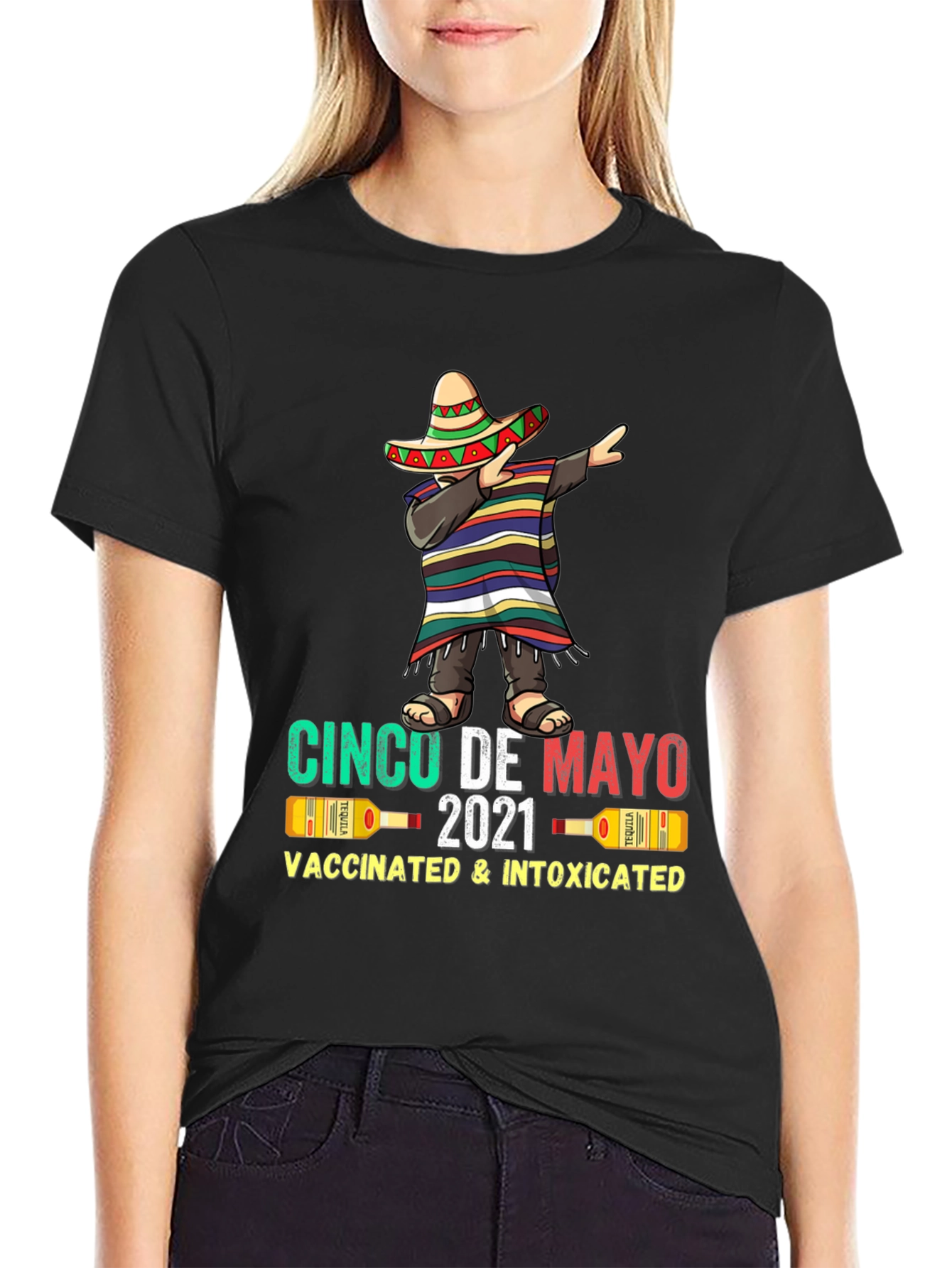 Cinco De Mayo Vaccinated & Intoxicated T-Shirt