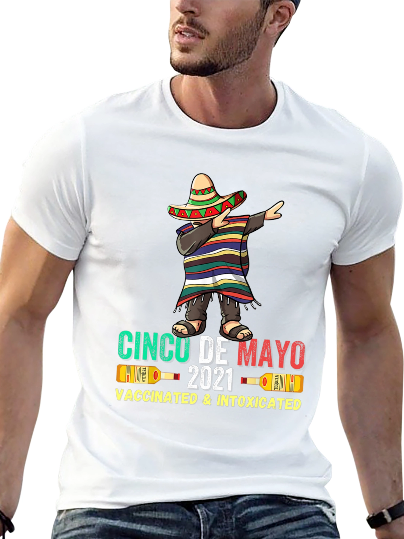 Cinco De Mayo Vaccinated & Intoxicated T-Shirt
