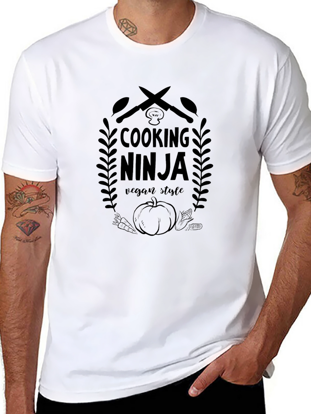 Vegan Cooking Ninja Graphic Tee