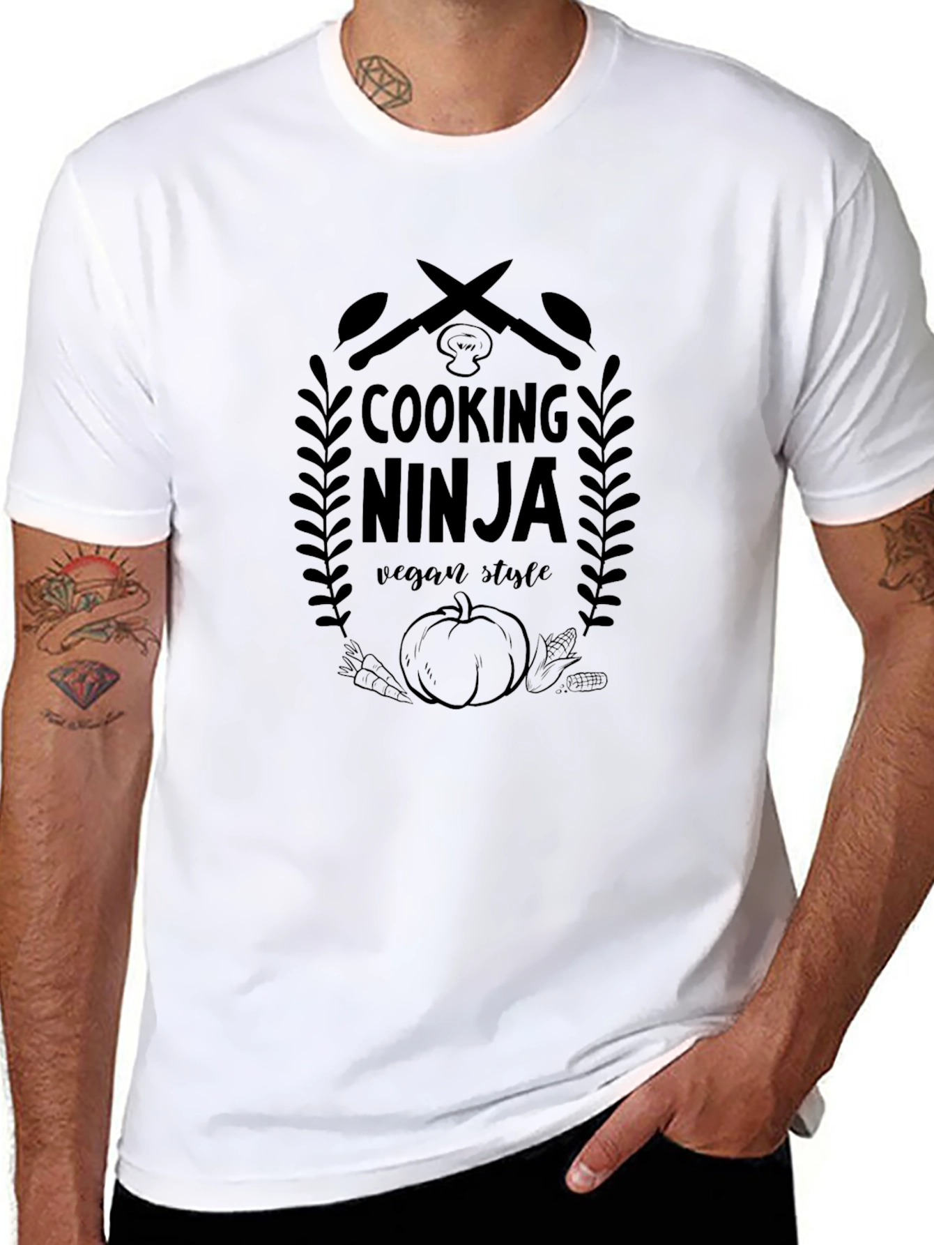 Vegan Cooking Ninja Graphic Tee