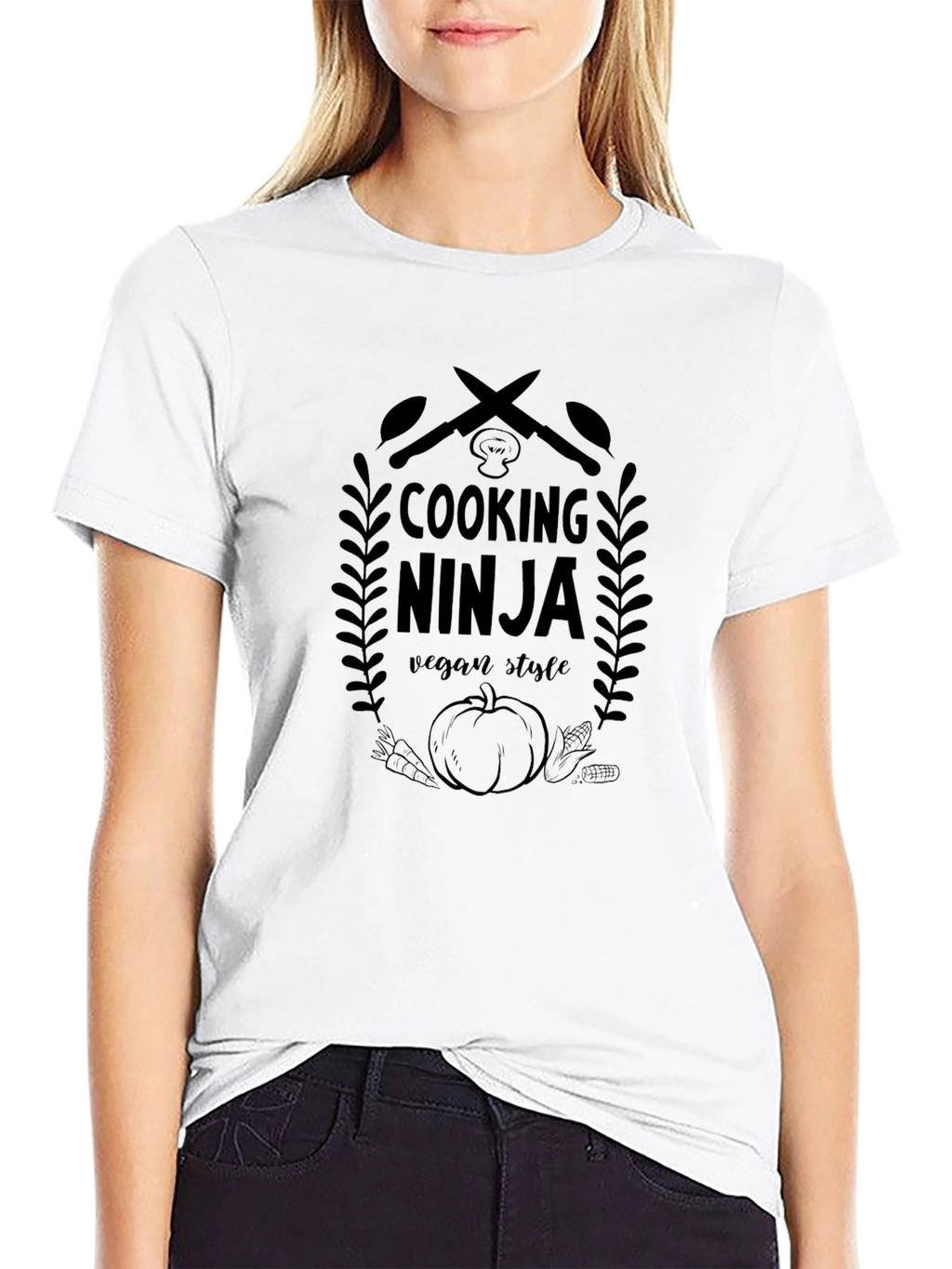 Vegan Cooking Ninja Graphic Tee