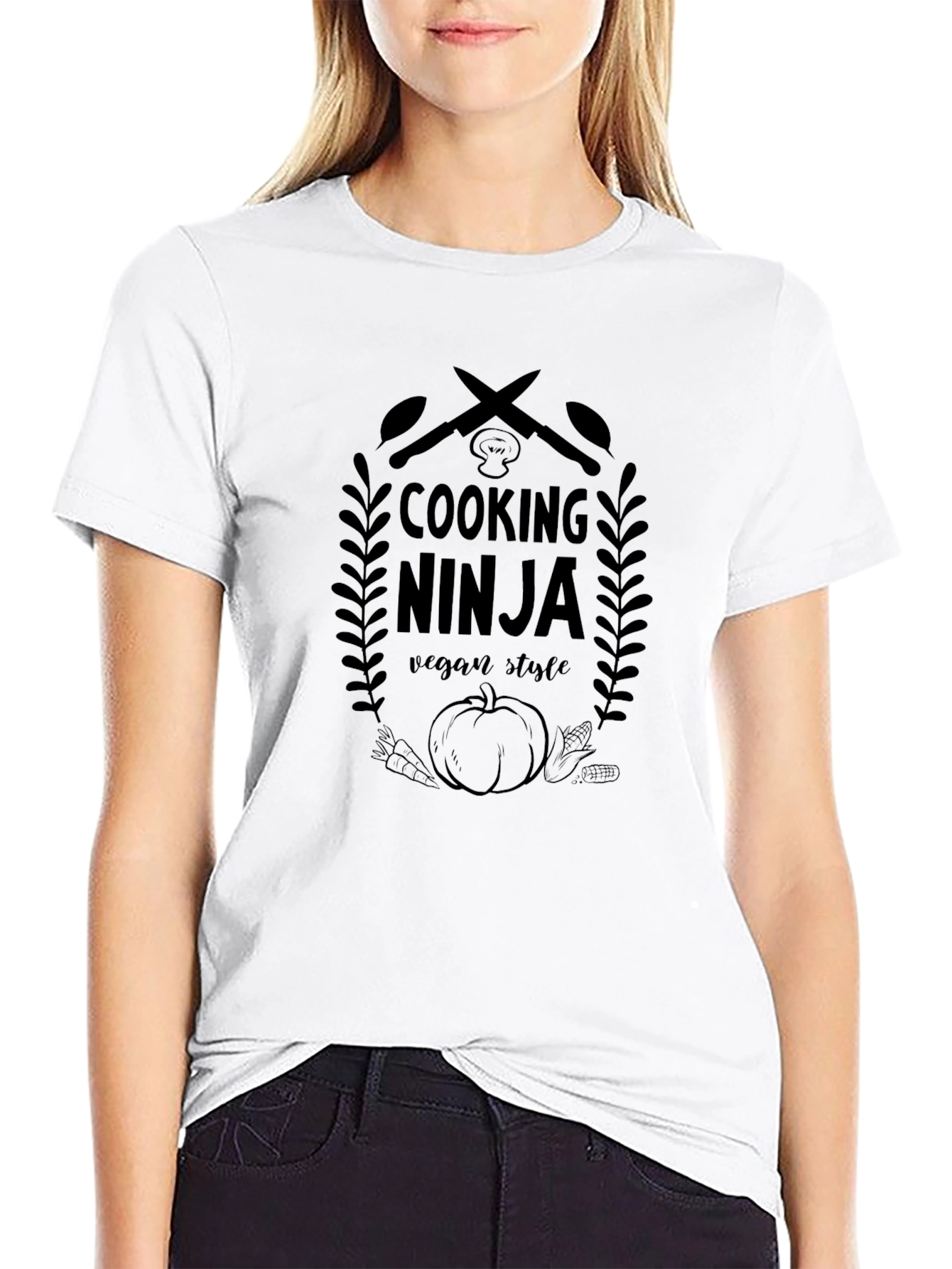 Vegan Cooking Ninja Graphic Tee