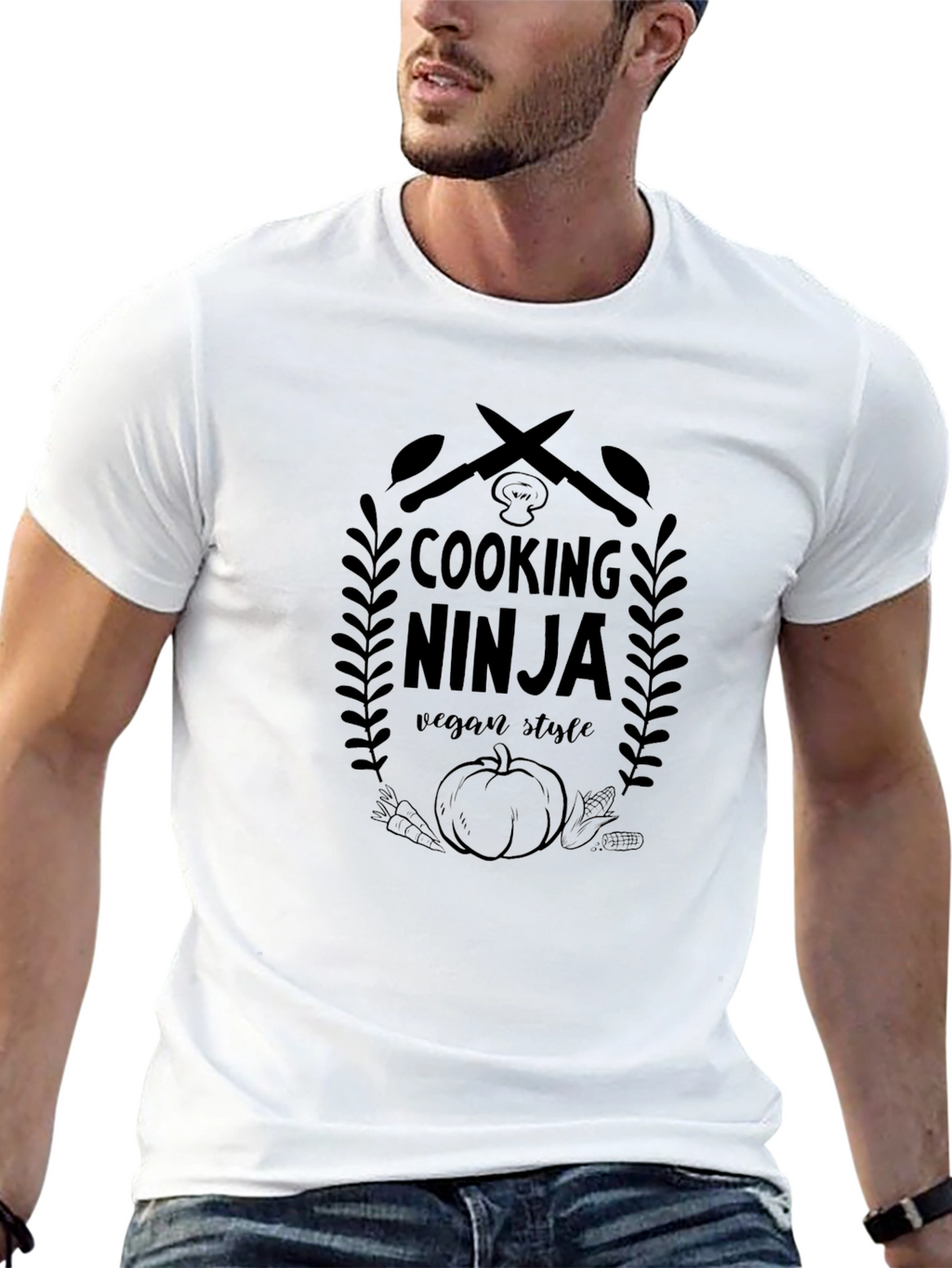 Vegan Cooking Ninja Graphic Tee