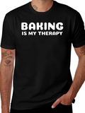 Baking is My Therapy Graphic T-Shirt