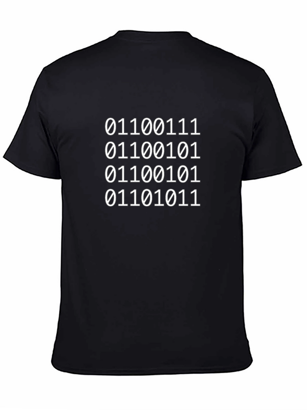 Binary Code T-Shirt - Programmer Style