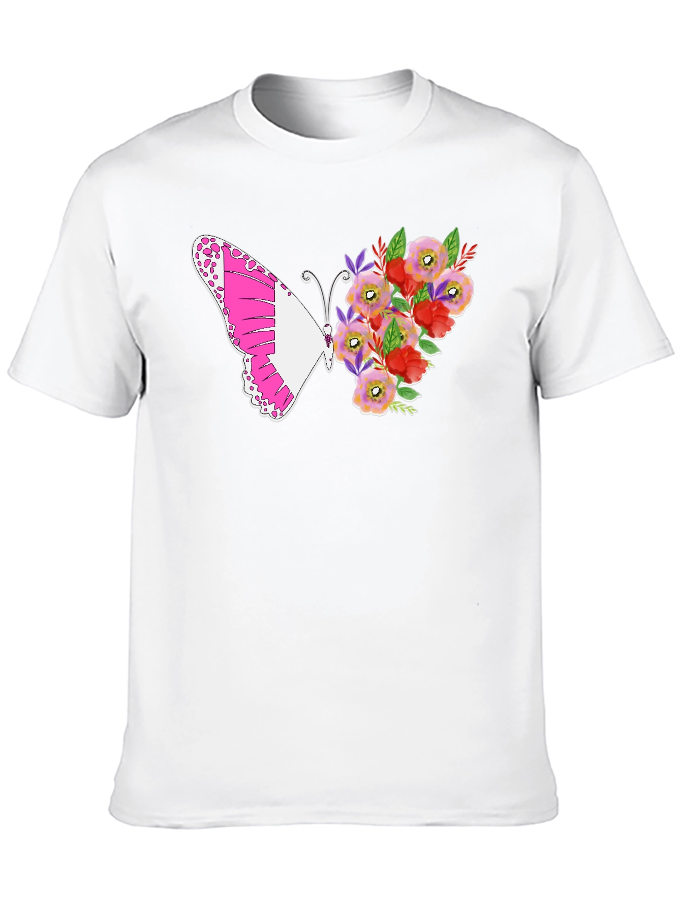Butterfly Floral Print Tee
