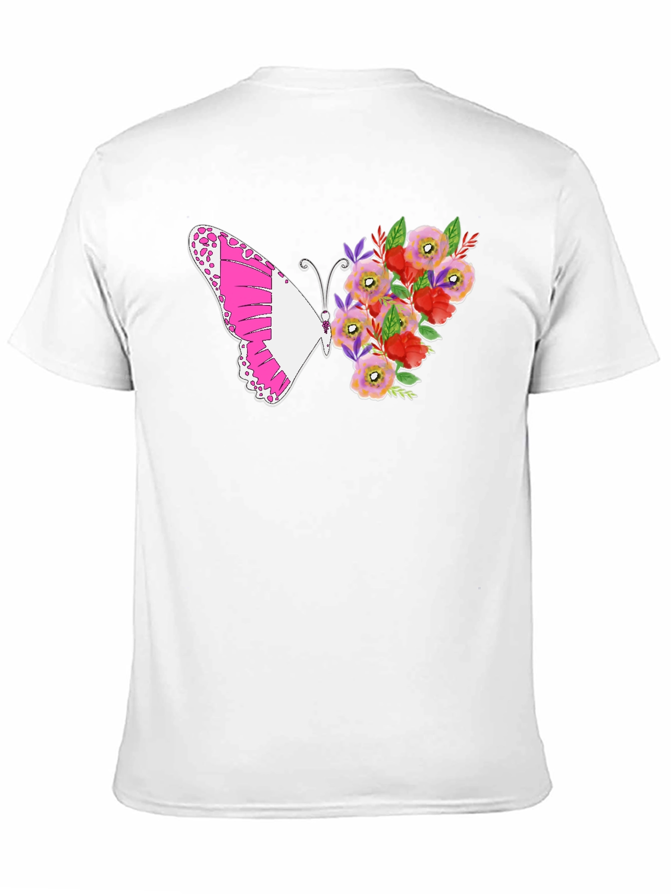 Butterfly Floral Print Tee