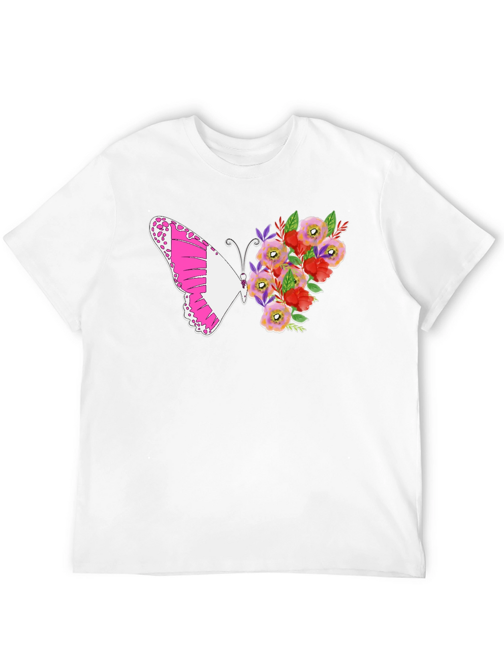 Butterfly Floral Print Tee
