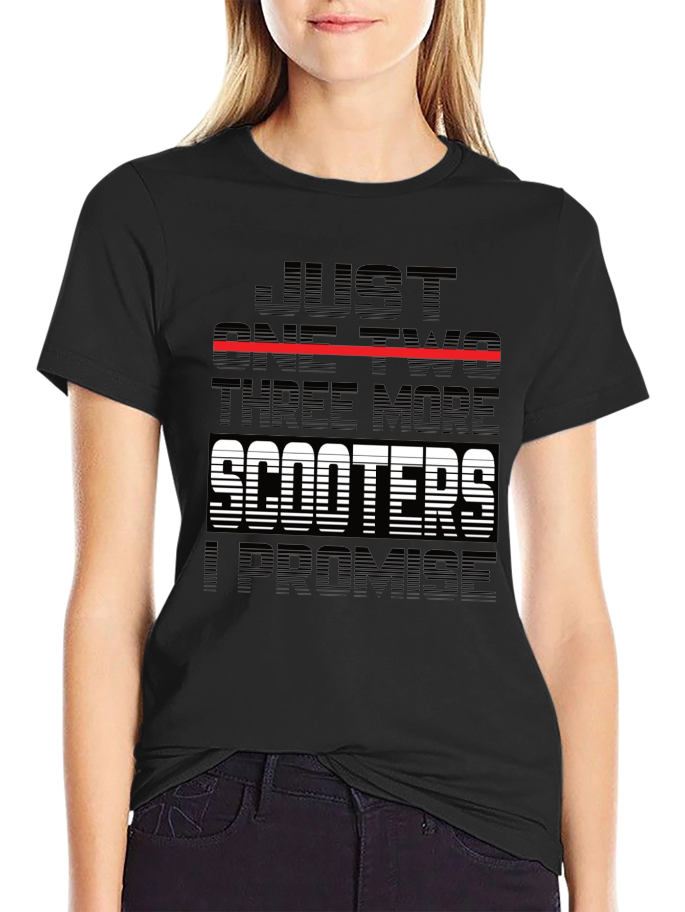 Just One Two Three More Scooters T-Shirt
