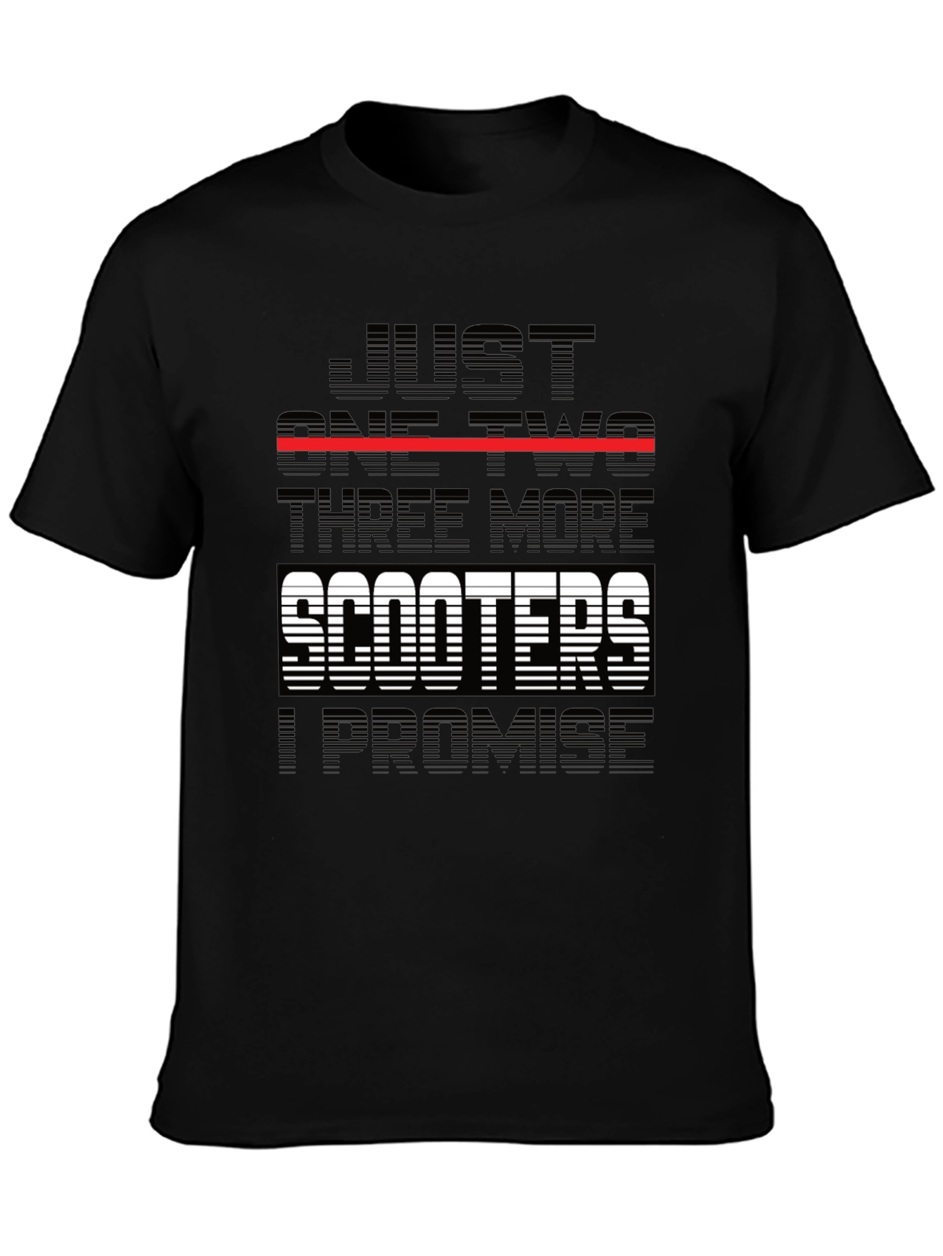 Just One Two Three More Scooters T-Shirt