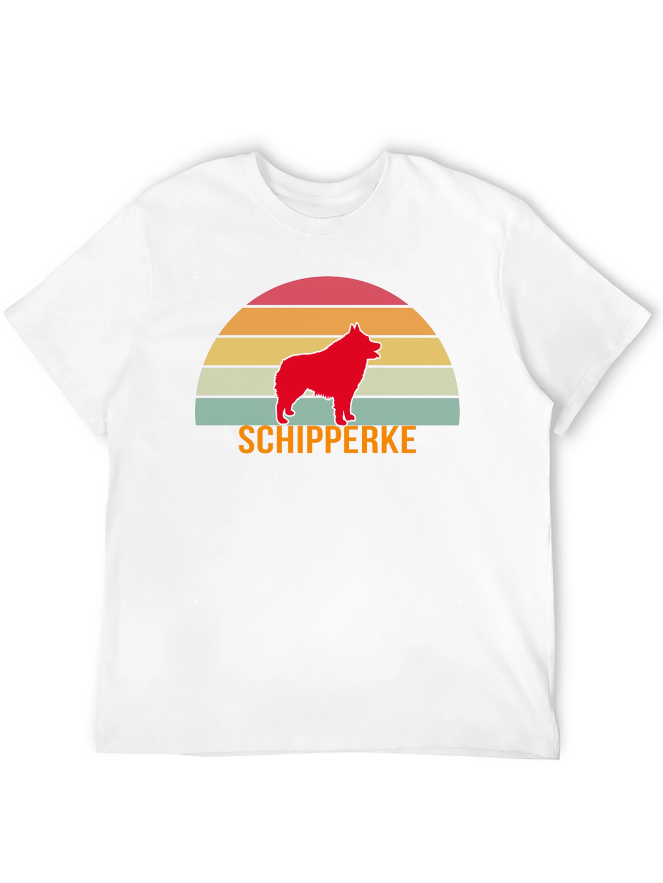 Schipperke Dog Sunset T-Shirt