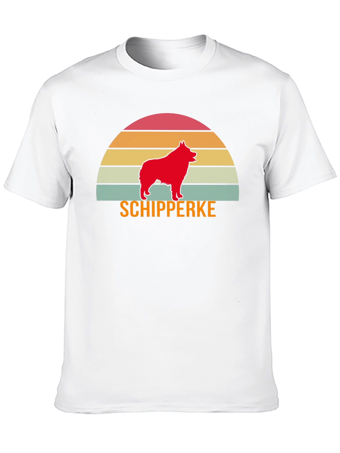 Schipperke Dog Sunset T-Shirt