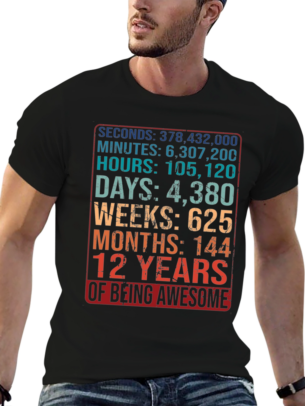 12 Years of Being Awesome Graphic Tee