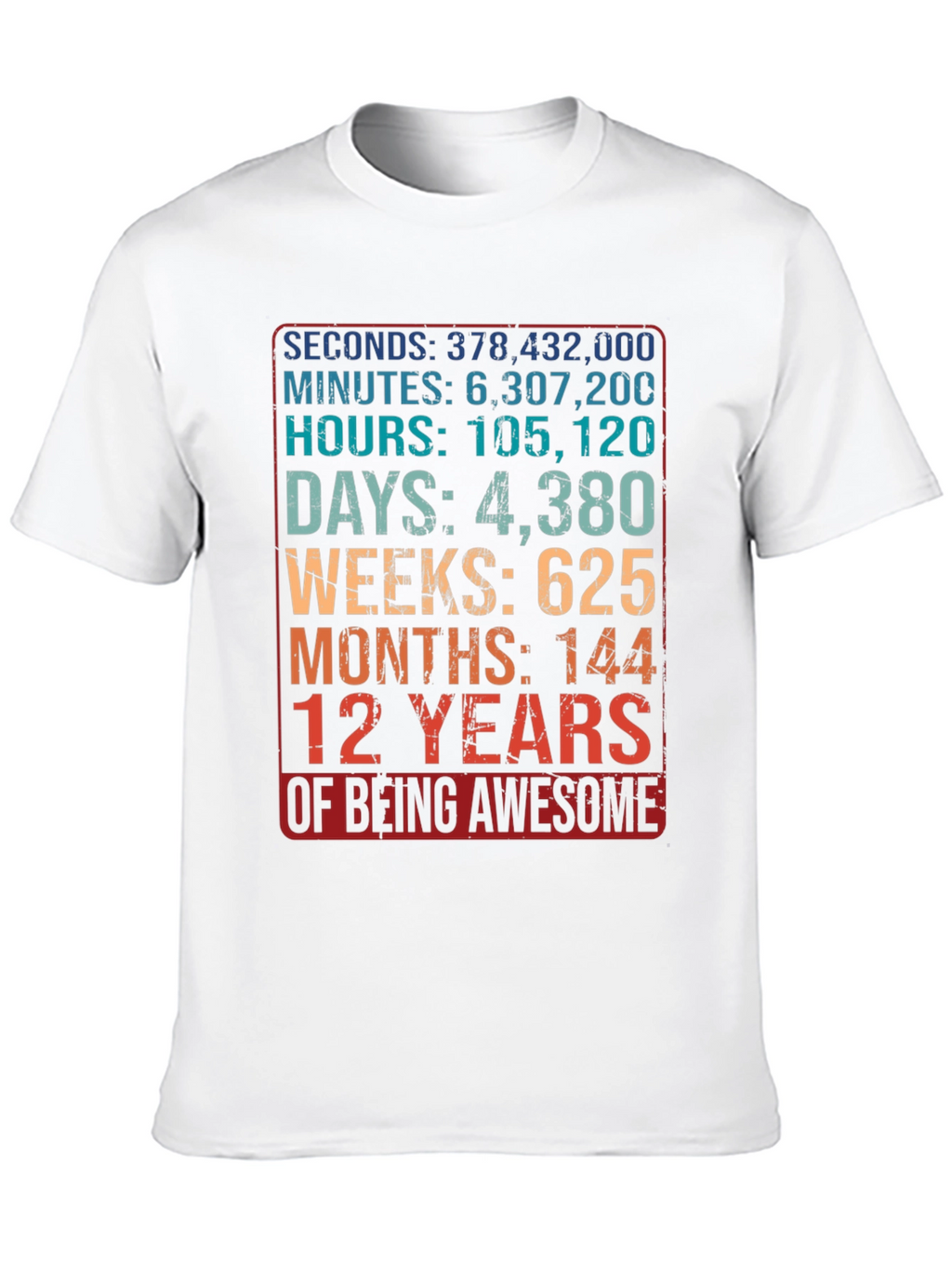 12 Years of Being Awesome Graphic Tee