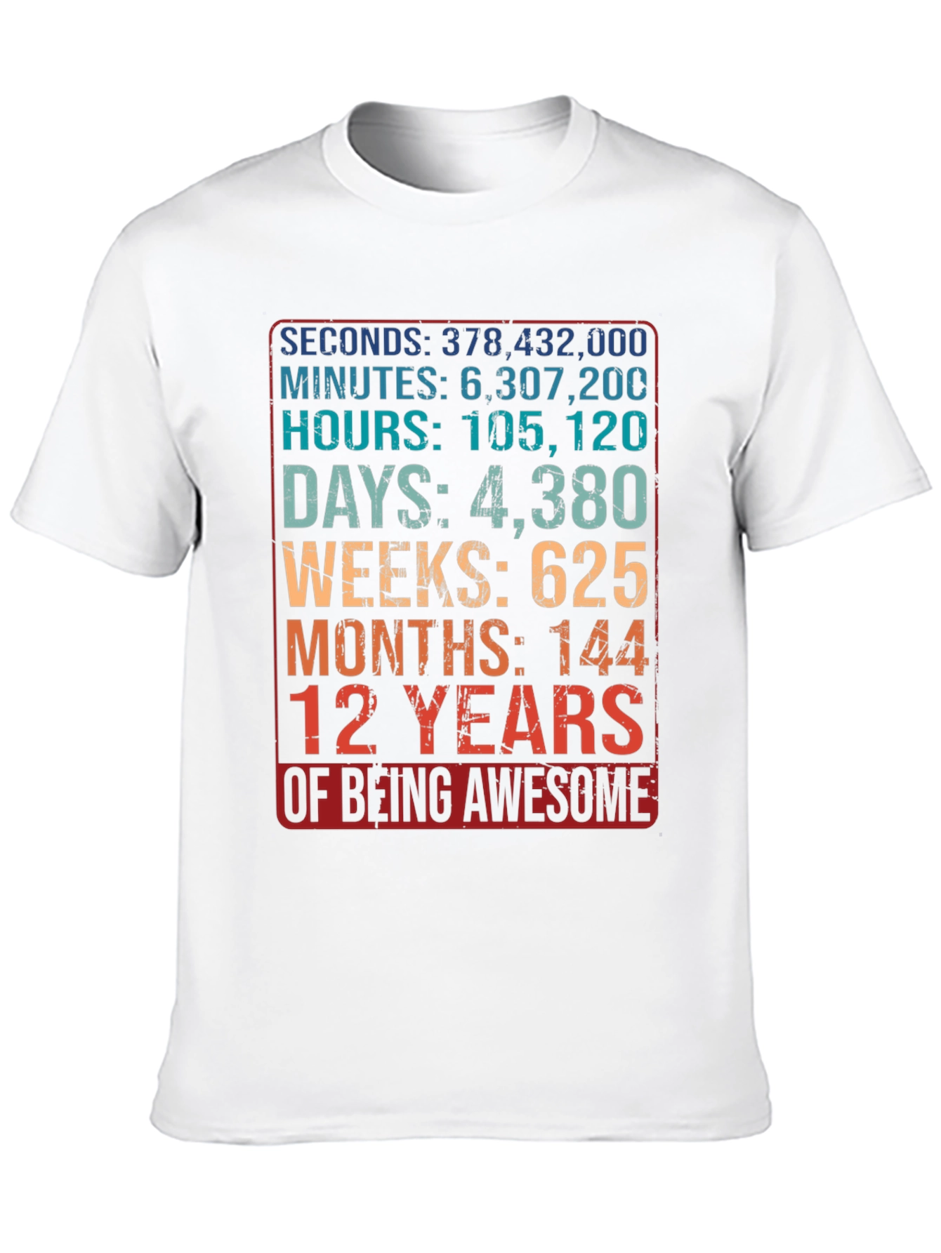12 Years of Being Awesome Graphic Tee
