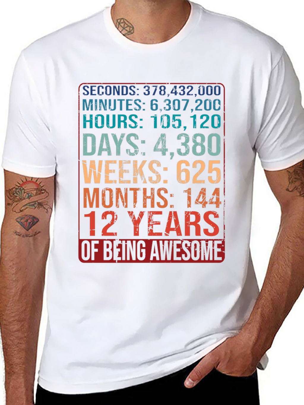 12 Years of Being Awesome Graphic Tee