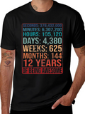 12 Years of Being Awesome Graphic Tee