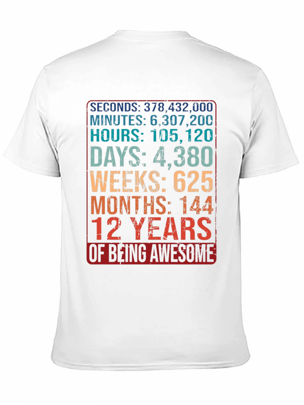 12 Years of Being Awesome Graphic Tee