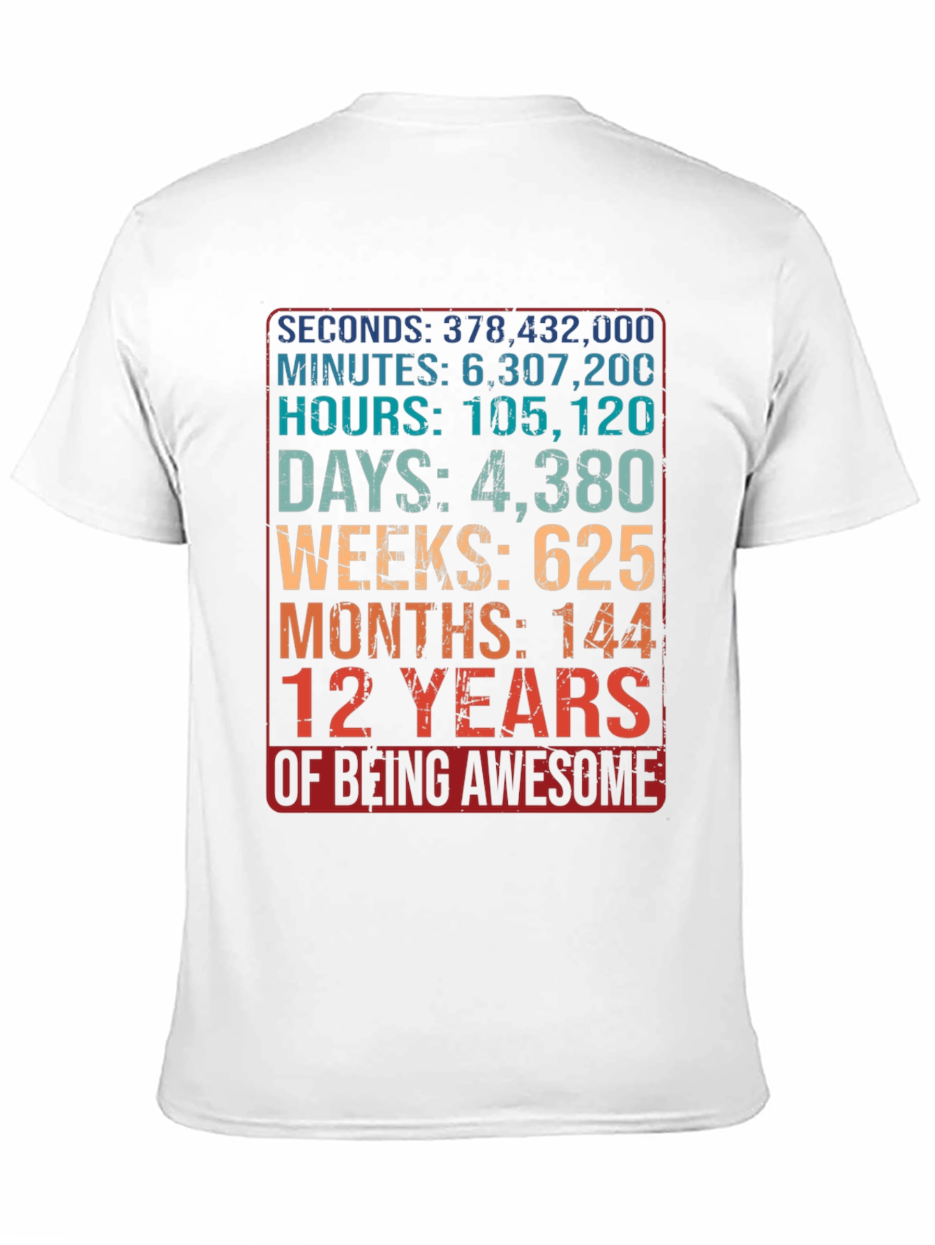 12 Years of Being Awesome Graphic Tee