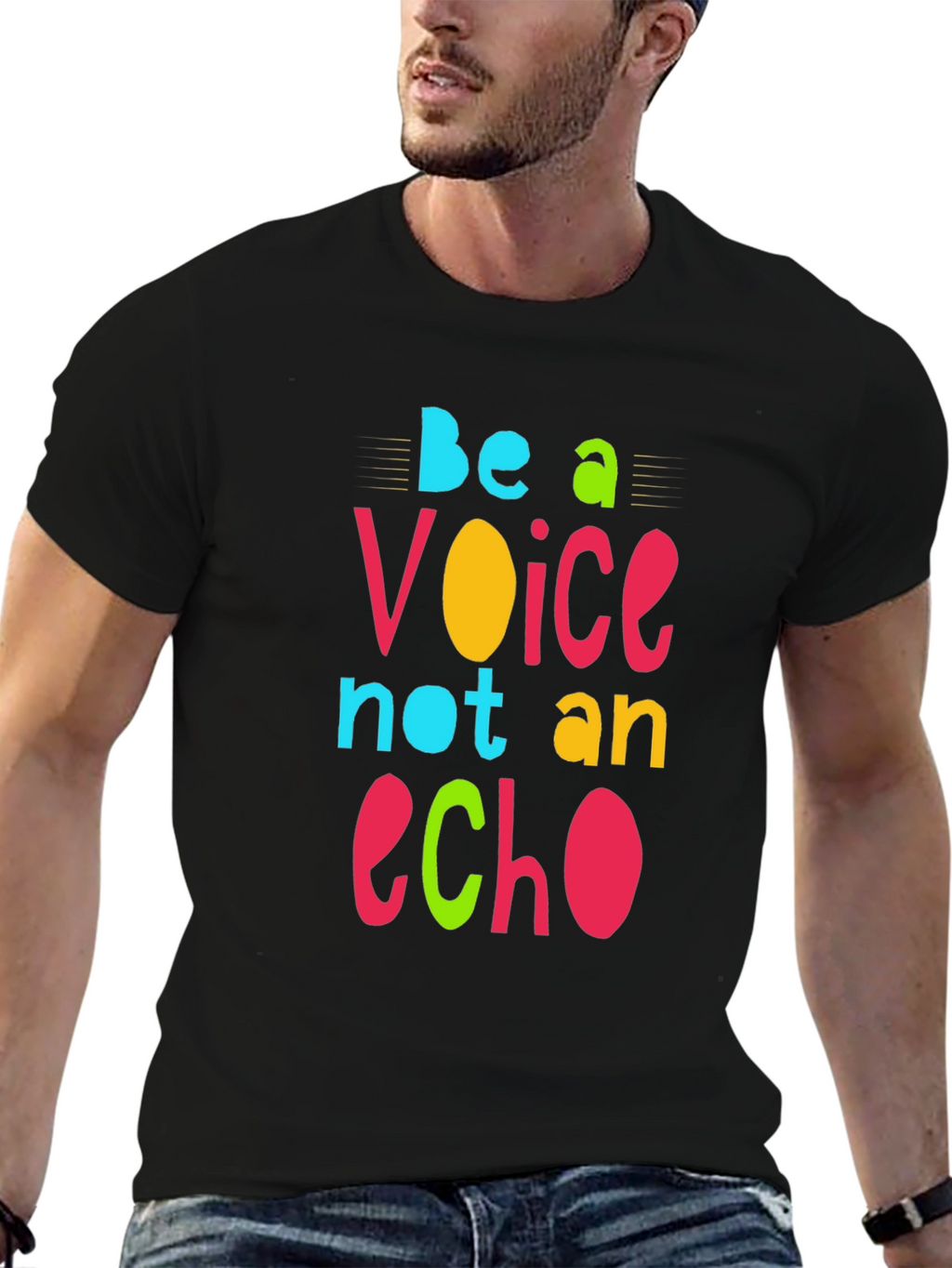Be a Voice Not an Echo Graphic T-Shirt