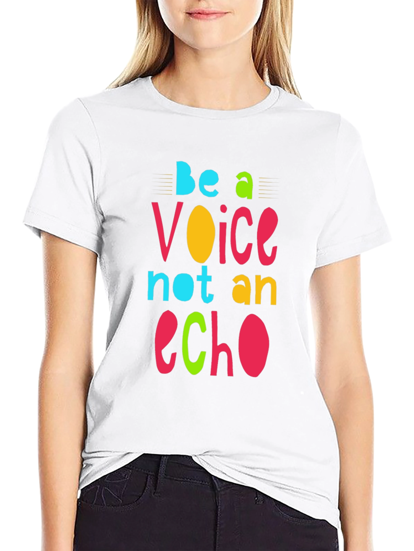 Be a Voice Not an Echo Graphic T-Shirt