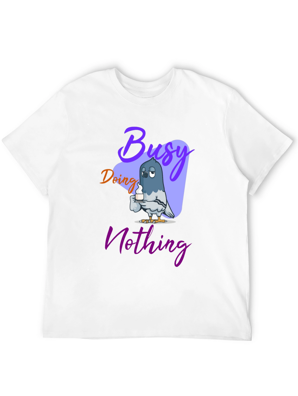Busy Doing Nothing Graphic T-Shirt