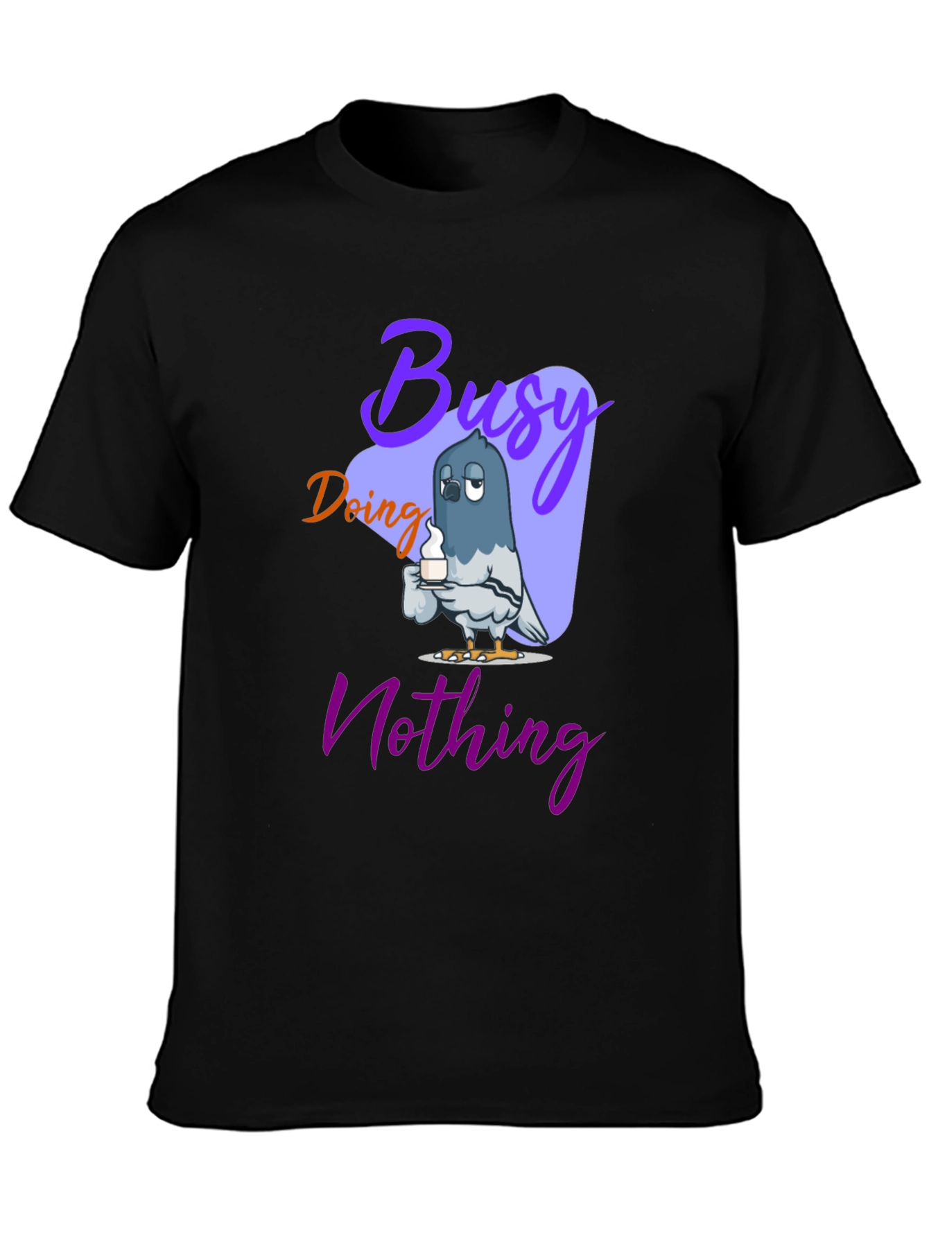 Busy Doing Nothing Graphic T-Shirt