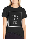 Advocate Graphic T-Shirt - Stylish Statement Tee