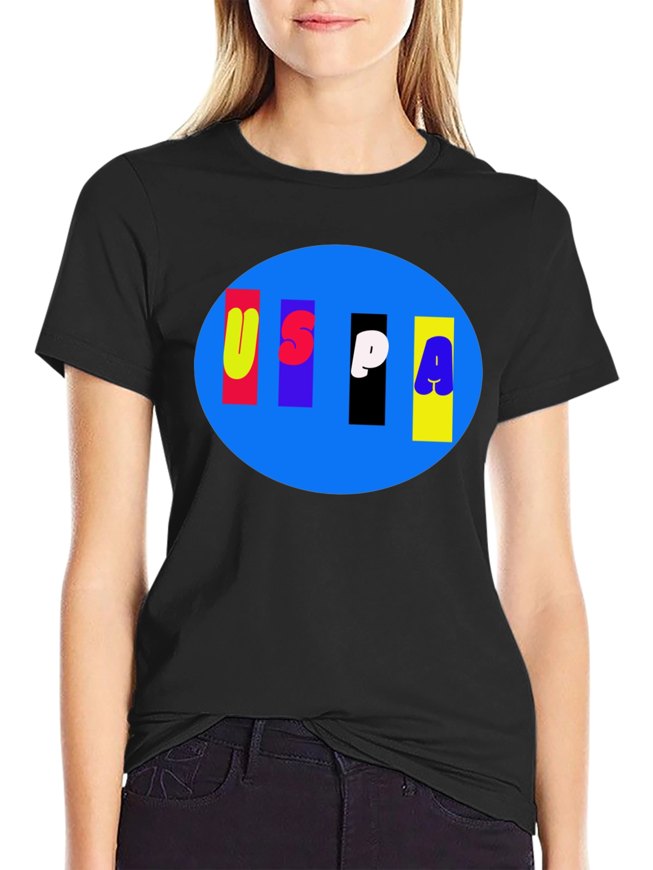 Abstract USPA Graphic T-Shirt