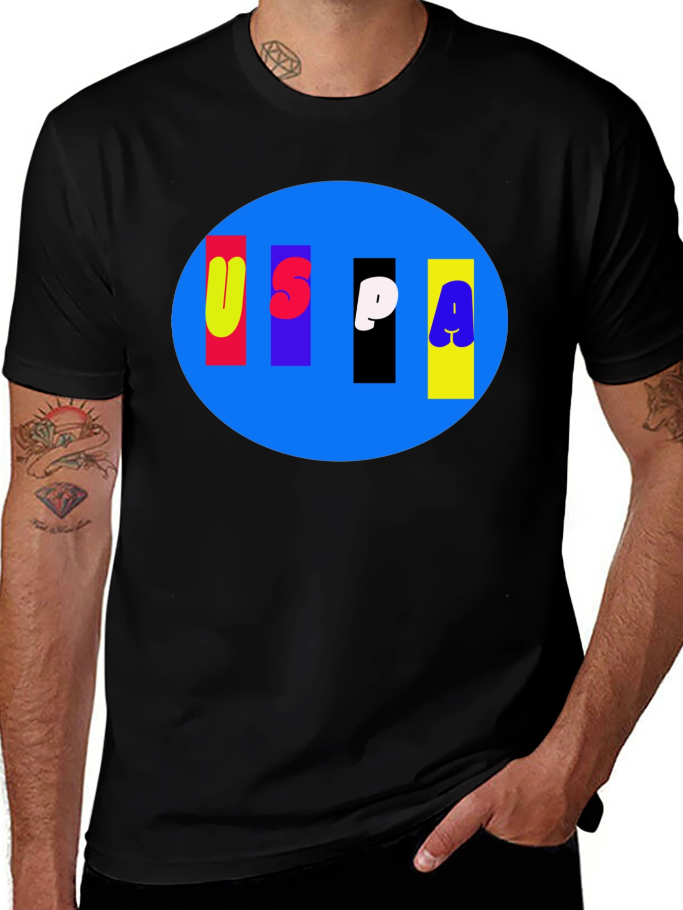 Abstract USPA Graphic T-Shirt
